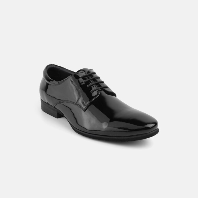 J.Fontini Men Black Party Lace Up