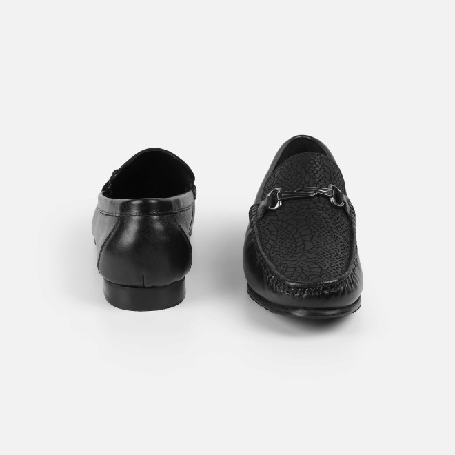 J.Fontini Men Black Formal Moccasin (SKU: 14-1324-11-40)