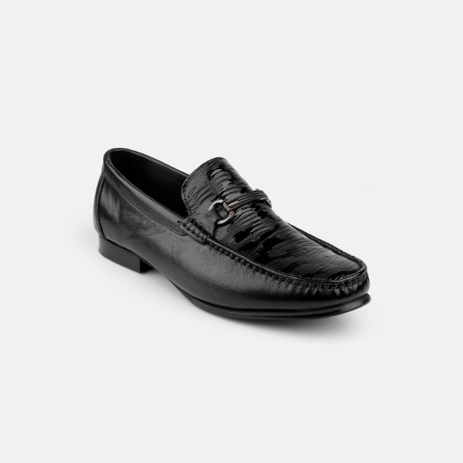 J.Fontini Men Black Formal Moccasin (SKU: 14-1347-11-40)