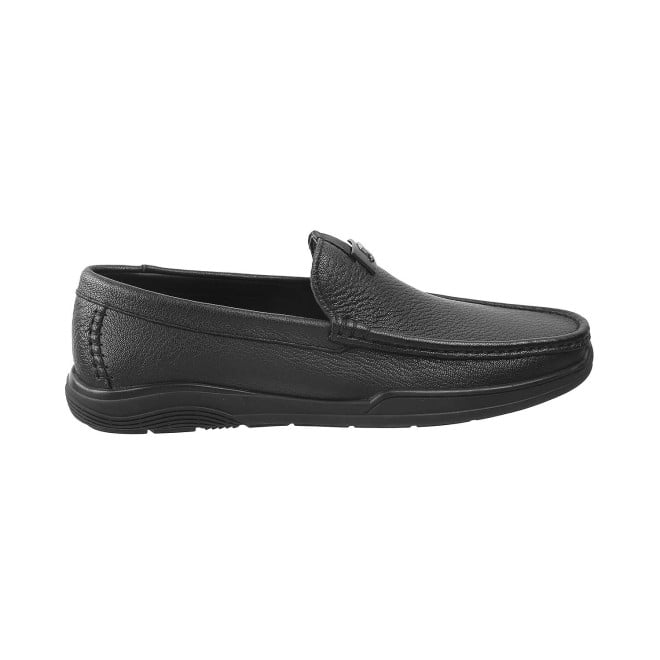 J.Fontini Men Black Casual Loafers (SKU: 14-1371-11-40)
