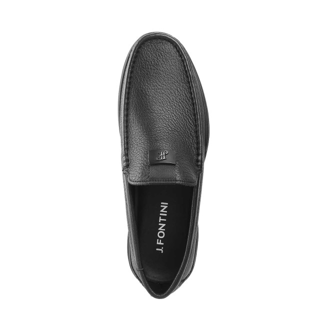 J.Fontini Men Black Casual Loafers (SKU: 14-1371-11-40)