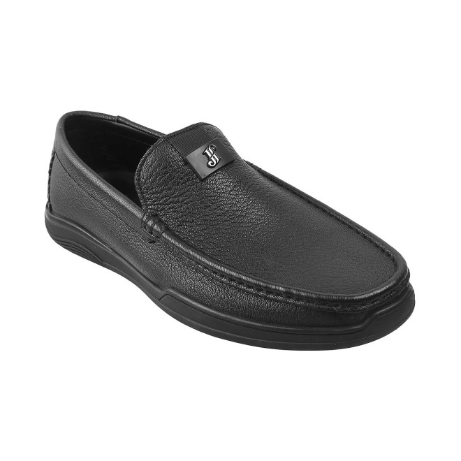 J.Fontini Men Black Casual Loafers