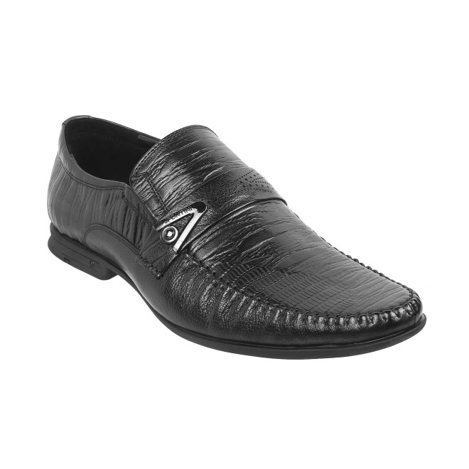 J.Fontini Men Black Formal Moccasin (SKU: 14-1377-11-42)