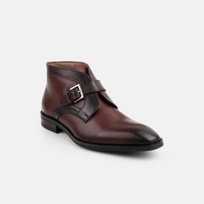 J.Fontini Men Brown Formal Boots