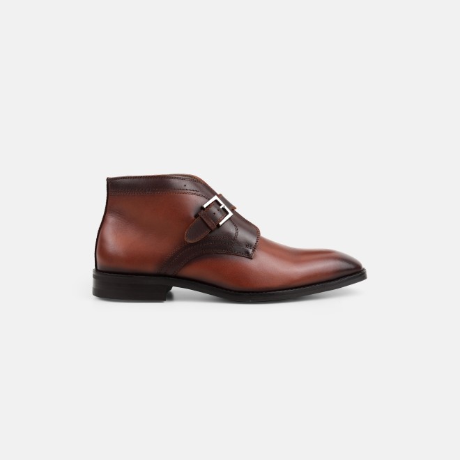 J.Fontini Men Tan Formal Boots (SKU: 14-1449-23-39)