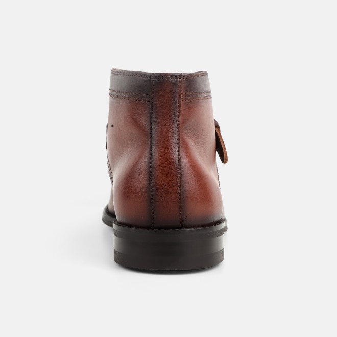 J.Fontini Men Tan Formal Boots (SKU: 14-1449-23-39)
