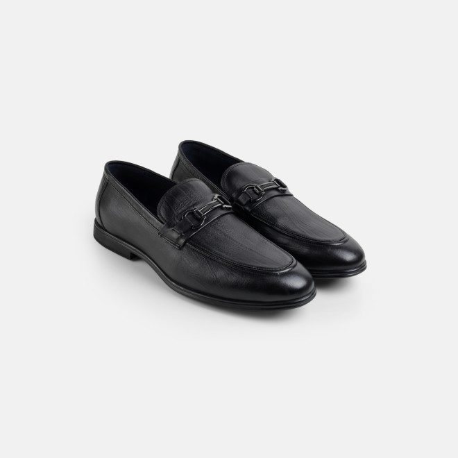 J.Fontini Men Black Formal Moccasin (SKU: 14-1453-11-39)