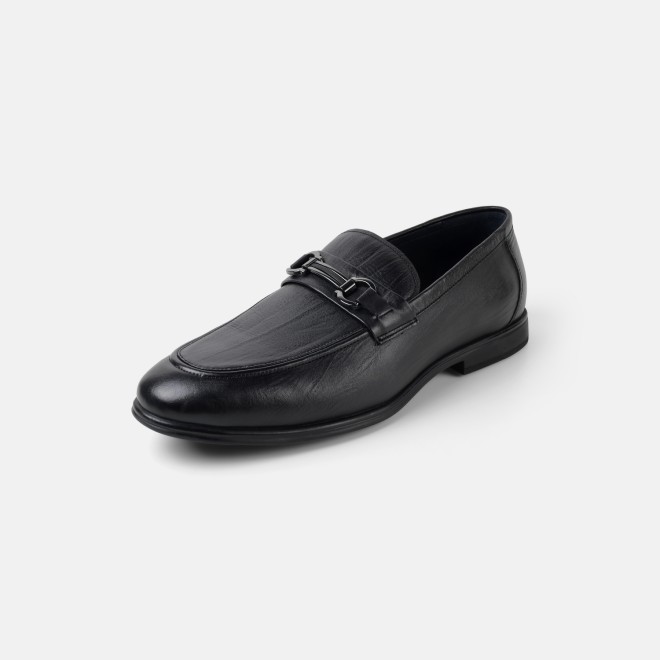 J.Fontini Men Black Formal Moccasin (SKU: 14-1453-11-39)