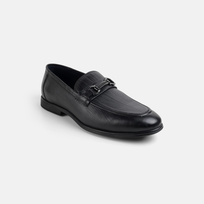 J.Fontini Men Black Formal Moccasin (SKU: 14-1453-11-39)