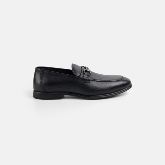 J.Fontini Men Black Formal Moccasin (SKU: 14-1453-11-39)