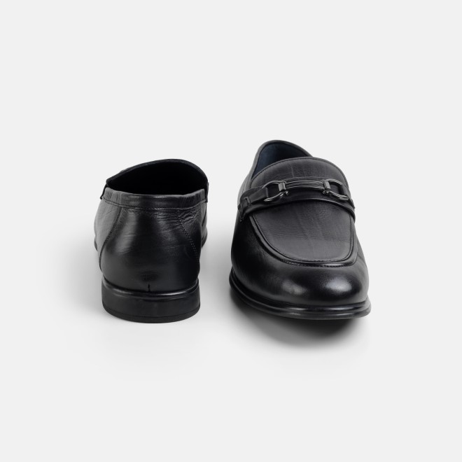 J.Fontini Men Black Formal Moccasin (SKU: 14-1453-11-39)