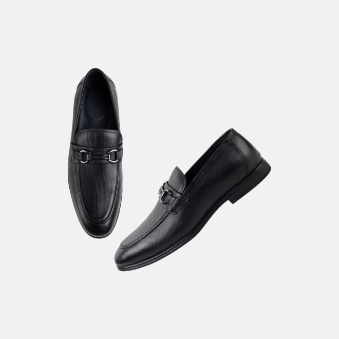 J.Fontini Men Black Formal Moccasin (SKU: 14-1453-11-39)