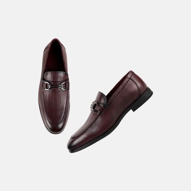 J.Fontini Men Wine Formal Moccasin (SKU: 14-1453-58-39)