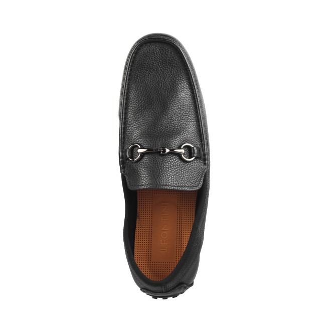 J.Fontini Men Black Casual Loafers (SKU: 14-1503-11-40)
