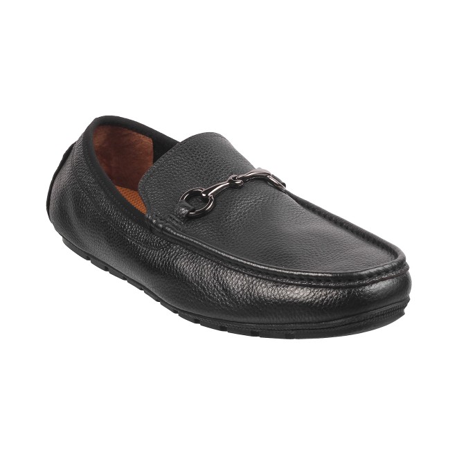 J.Fontini Men Black Casual Loafers