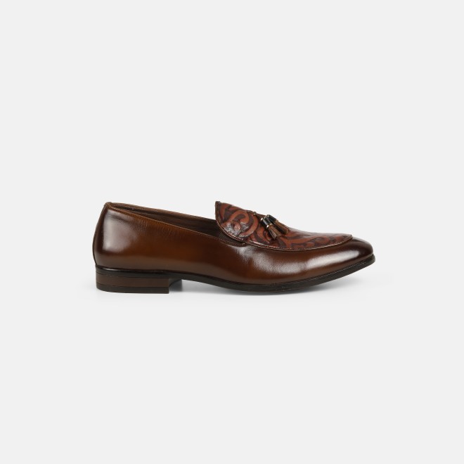 J.Fontini Men Tan Party Moccasin (SKU: 14-1520-23-39)