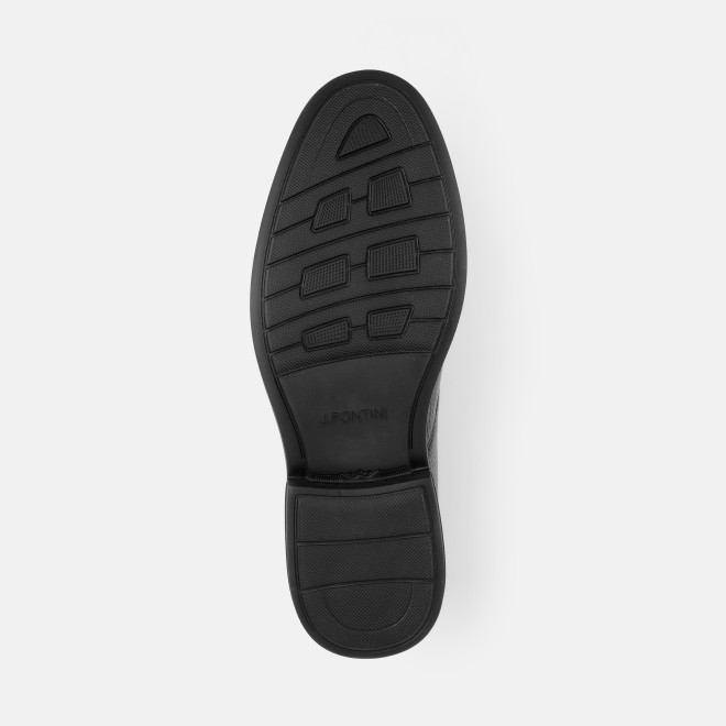 J.Fontini Men Black Formal Moccasin (SKU: 14-1522-11-39)