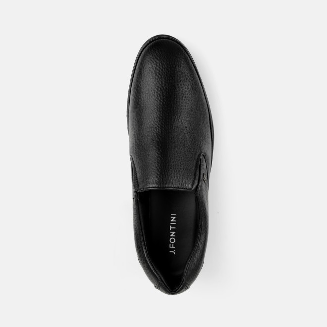 J.Fontini Men Black Formal Moccasin (SKU: 14-1522-11-39)