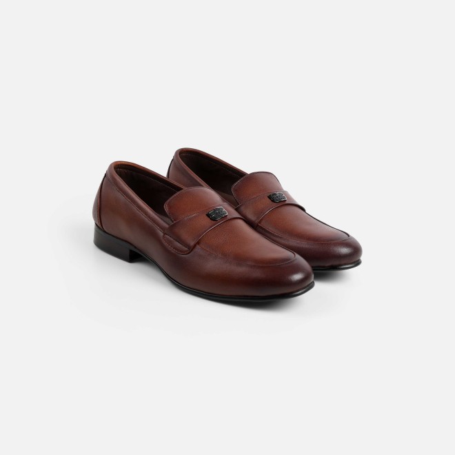 J.Fontini Men Tan Formal Moccasin (SKU: 14-1526-23-41)