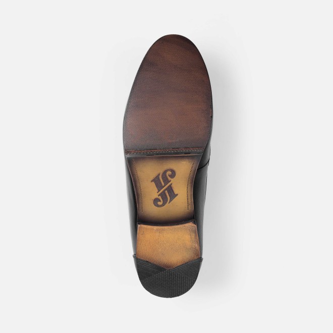 J.Fontini Men Black Formal Moccasin (SKU: 14-1526-11-40)