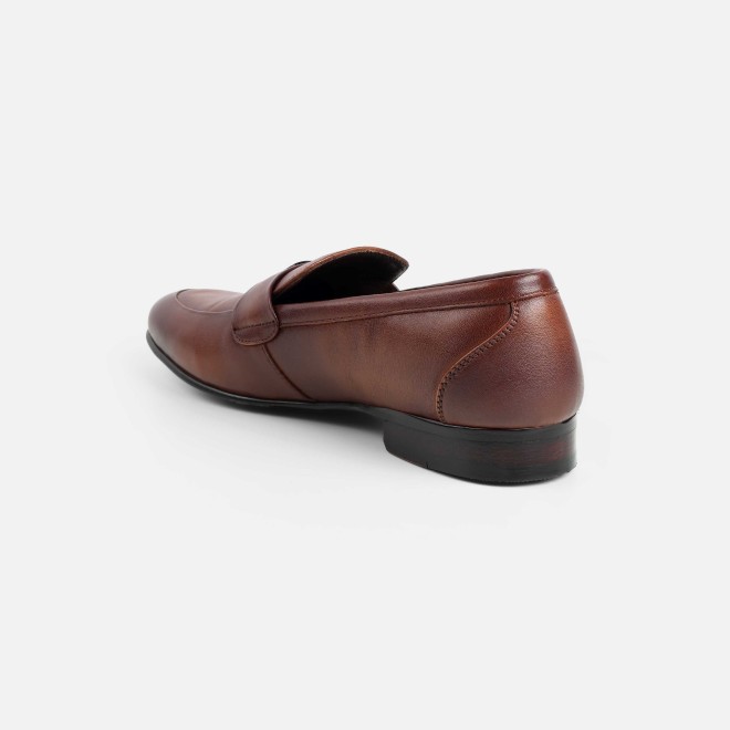 J.Fontini Men Tan Formal Moccasin (SKU: 14-1526-23-41)