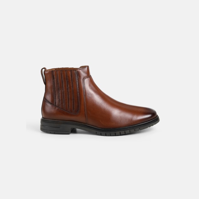 J.Fontini Men Tan Formal Boots (SKU: 14-1563-23-40)