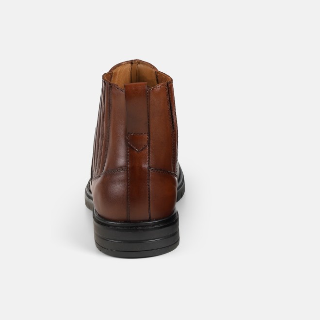 J.Fontini Men Tan Formal Boots (SKU: 14-1563-23-40)