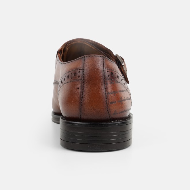 J.Fontini Men Tan Formal Monk (SKU: 14-1606-23-39)