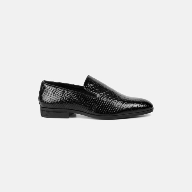 J.Fontini Men Black Party Moccasin (SKU: 14-1609-11-39)