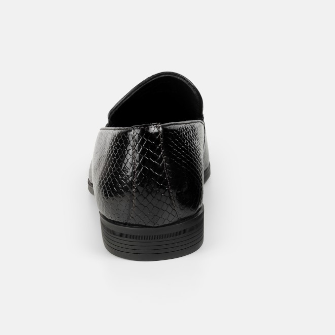 J.Fontini Men Black Party Moccasin (SKU: 14-1609-11-39)
