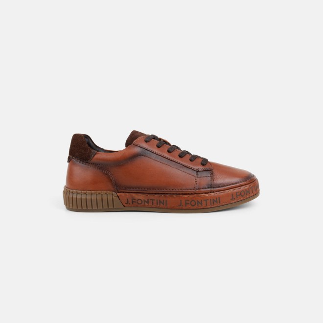 J.Fontini Men Tan Casual Lace-Up (SKU: 14-1619-23-39)