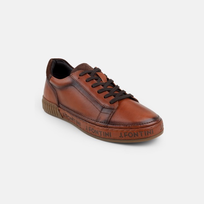 J.Fontini Men Tan Casual Lace-Up (SKU: 14-1619-23-39)