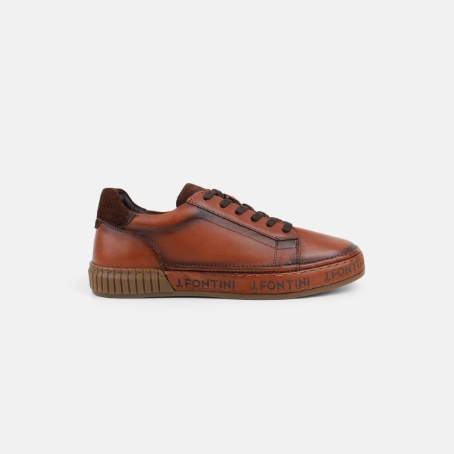 J.Fontini Men Tan Casual Lace-Up (SKU: 14-1619-23-39)