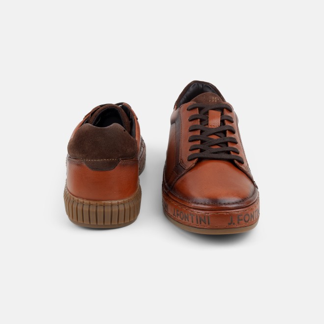 J.Fontini Men Tan Casual Lace-Up (SKU: 14-1619-23-39)