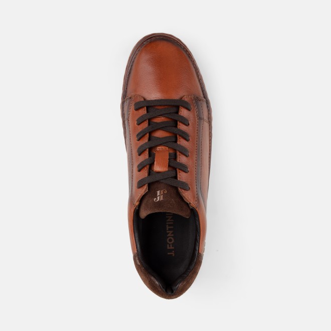 J.Fontini Men Tan Casual Lace-Up (SKU: 14-1619-23-39)