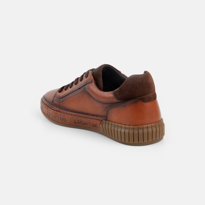 J.Fontini Men Tan Casual Lace-Up (SKU: 14-1619-23-39)