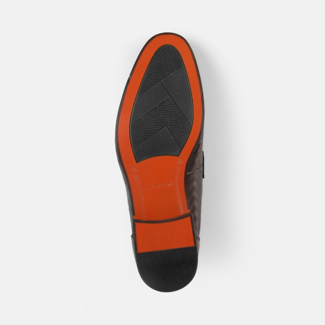 J.Fontini Men Brown Formal Moccasin (SKU: 14-1650-12-41)