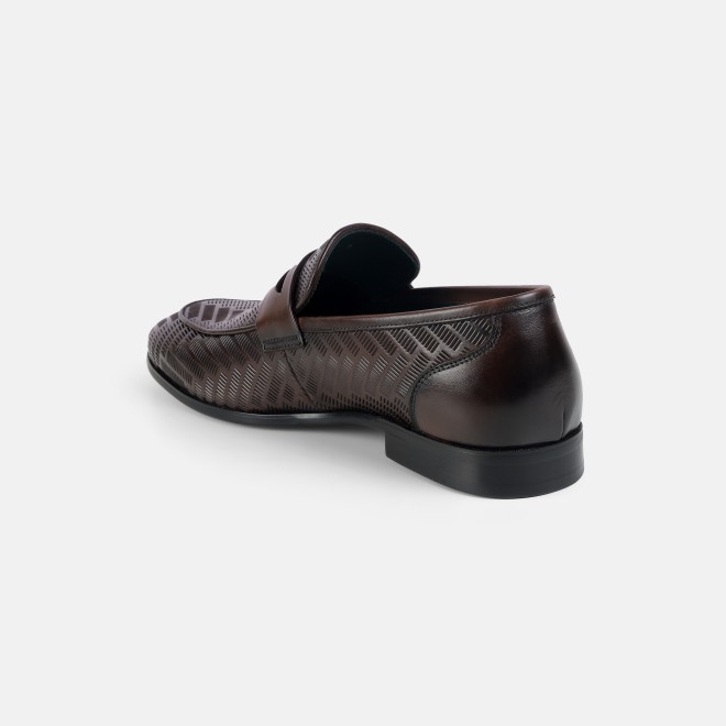 J.Fontini Men Brown Formal Moccasin (SKU: 14-1650-12-41)