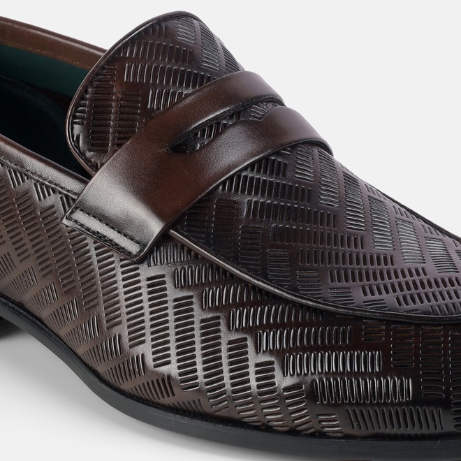 J.Fontini Men Brown Formal Moccasin (SKU: 14-1650-12-41)