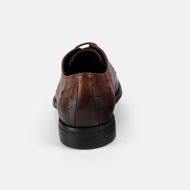 J.Fontini Men Tan Formal Brogue (SKU: 14-1651-23-40)