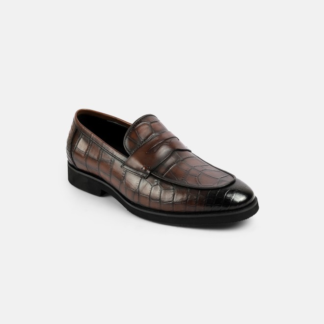 J.Fontini Men Brown Formal Moccasin (SKU: 14-1652-12-40)
