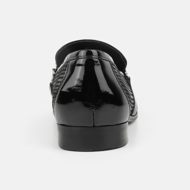 J.Fontini Men Black Party Moccasin (SKU: 14-1663-11-41)