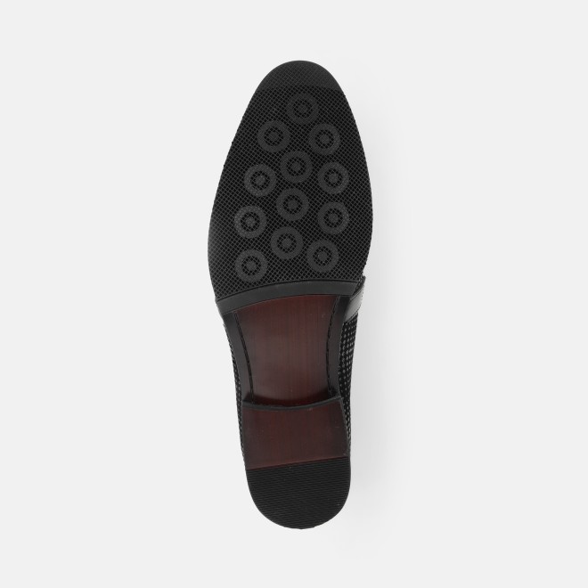 J.Fontini Men Black Party Moccasin (SKU: 14-1663-11-41)