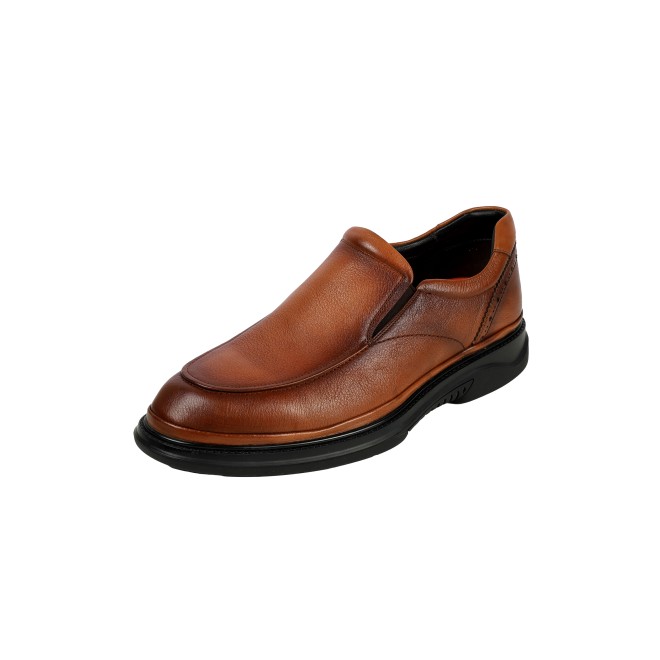 J.Fontini Men Tan Formal Moccasin (SKU: 14-1668-23-42)