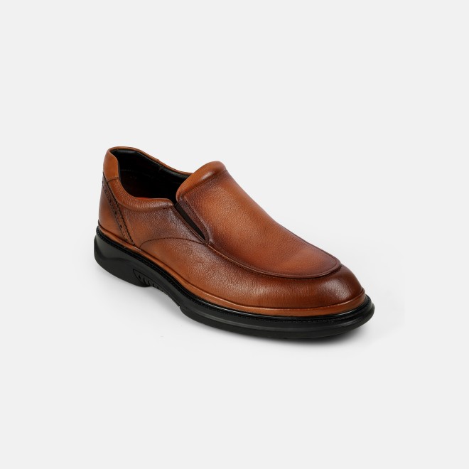 J.Fontini Men Tan Formal Moccasin (SKU: 14-1668-23-42)