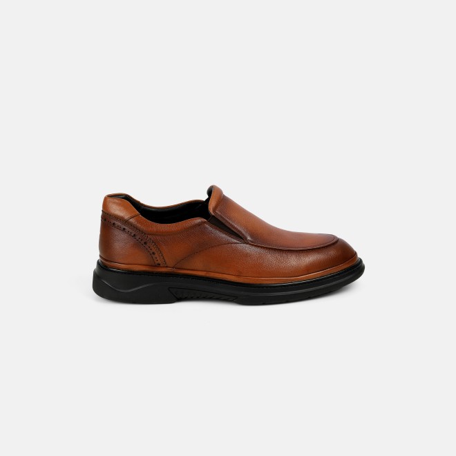 J.Fontini Men Tan Formal Moccasin (SKU: 14-1668-23-42)