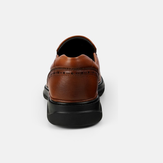 J.Fontini Men Tan Formal Moccasin (SKU: 14-1668-23-42)