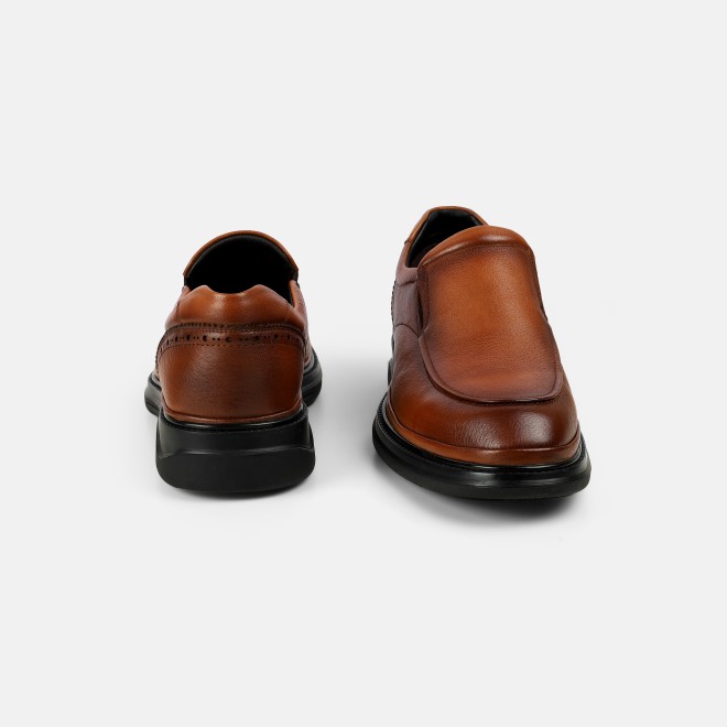 J.Fontini Men Tan Formal Moccasin (SKU: 14-1668-23-42)