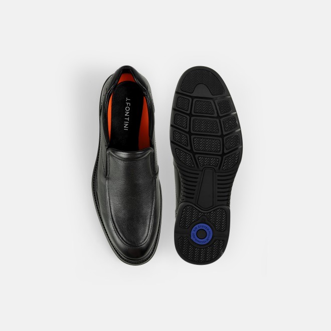 J.Fontini Men Black Formal Moccasin (SKU: 14-1668-11-42)