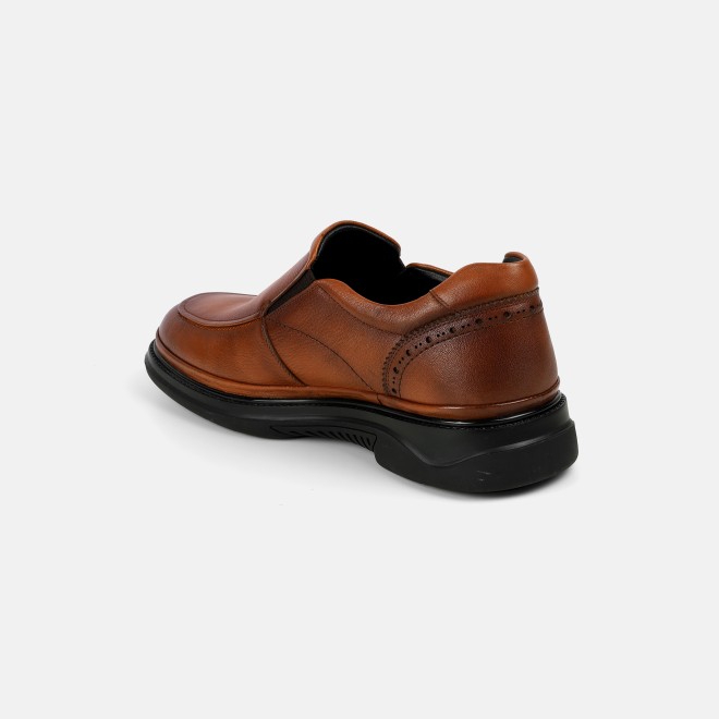 J.Fontini Men Tan Formal Moccasin (SKU: 14-1668-23-42)